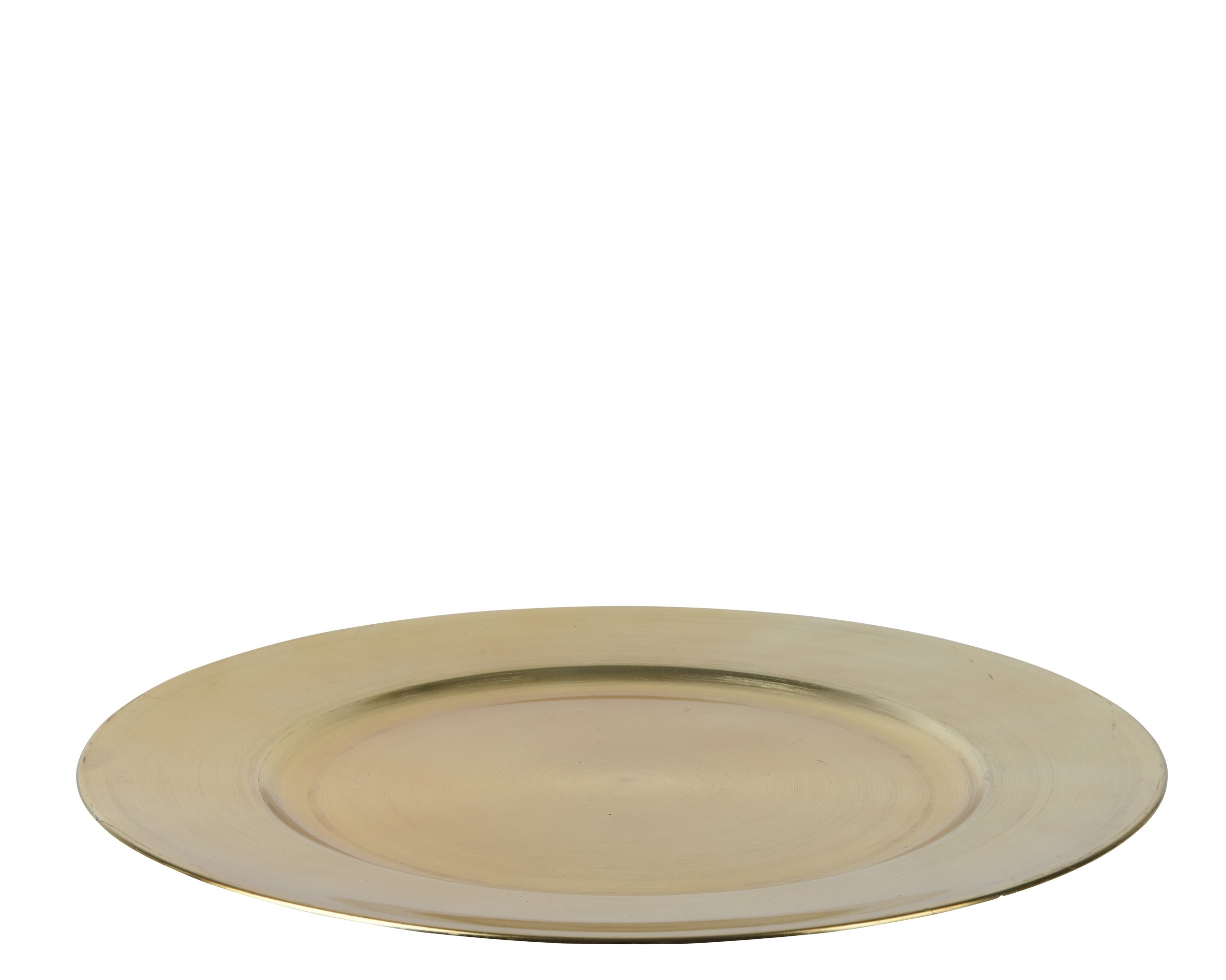 Decoris Deco Plate Gold Round 33 cm
