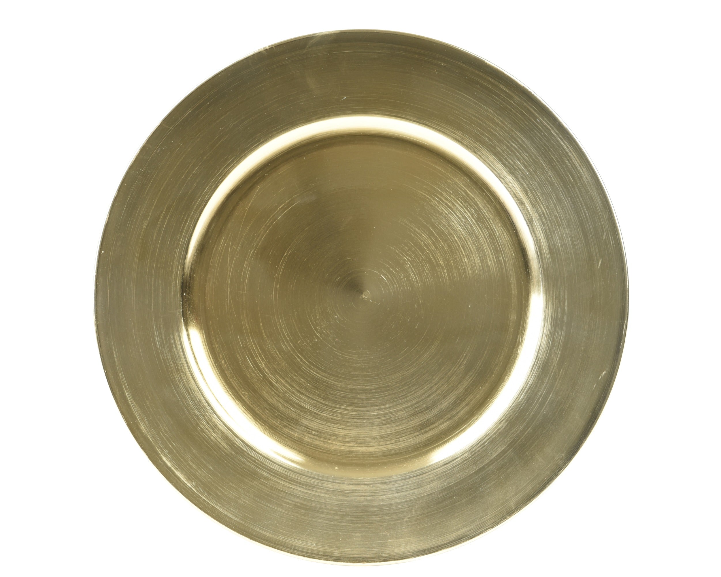 Decoris Deco Plate Gold Round 33 cm