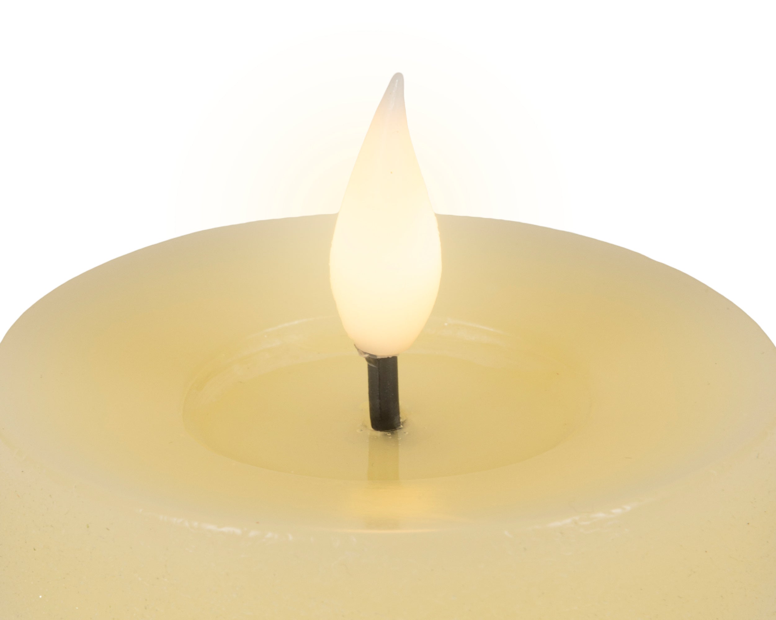 Lumineo Rustic LED Wick Candle