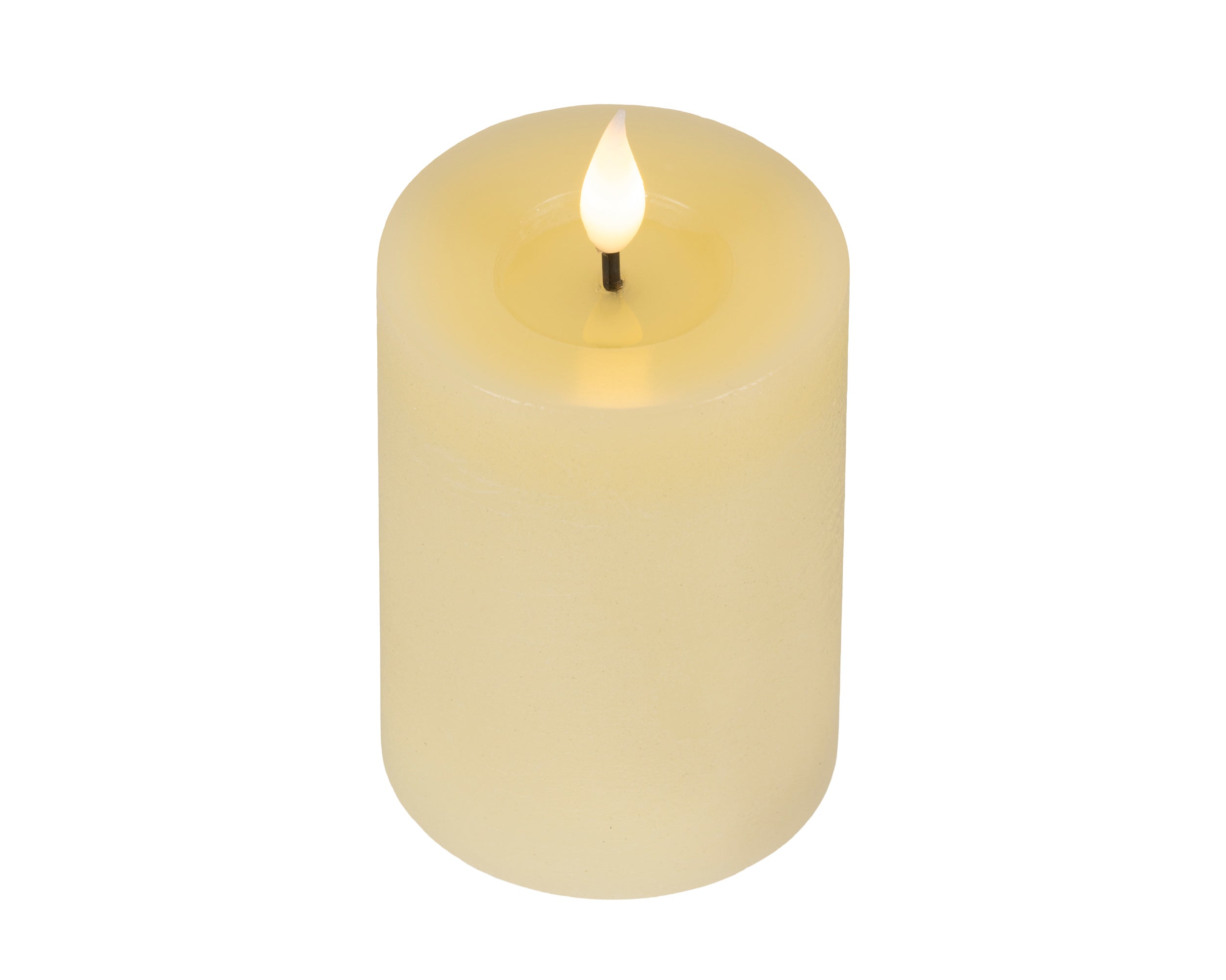 Lumineo Rustic LED Wick Candle