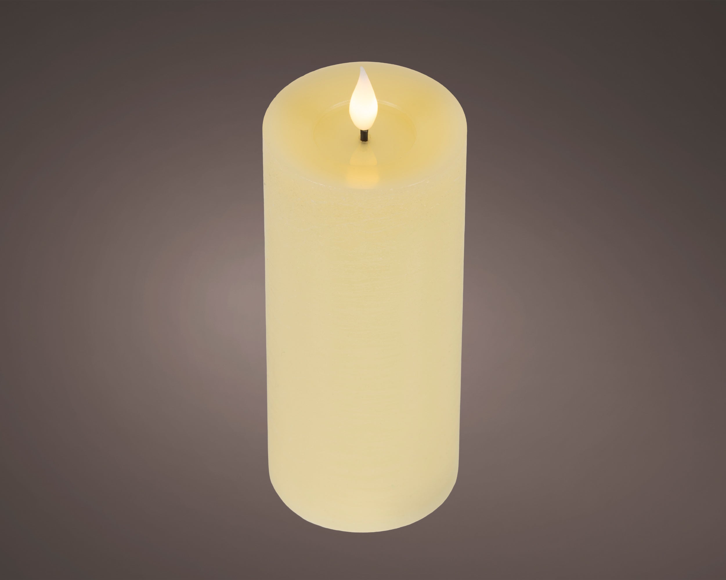 Lumineo Rustic Battery Wick Candle
