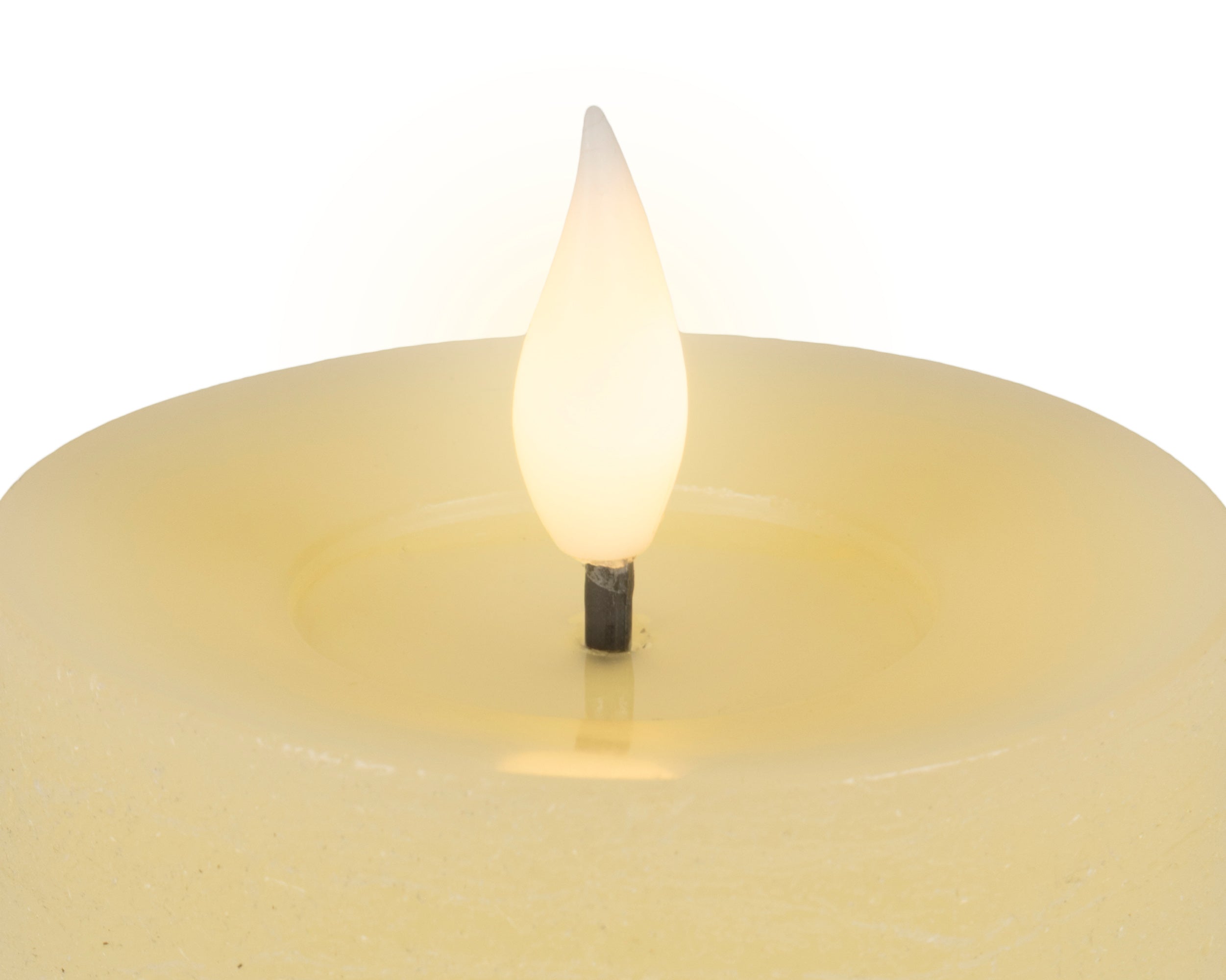 Lumineo Rustic Battery Wick Candle