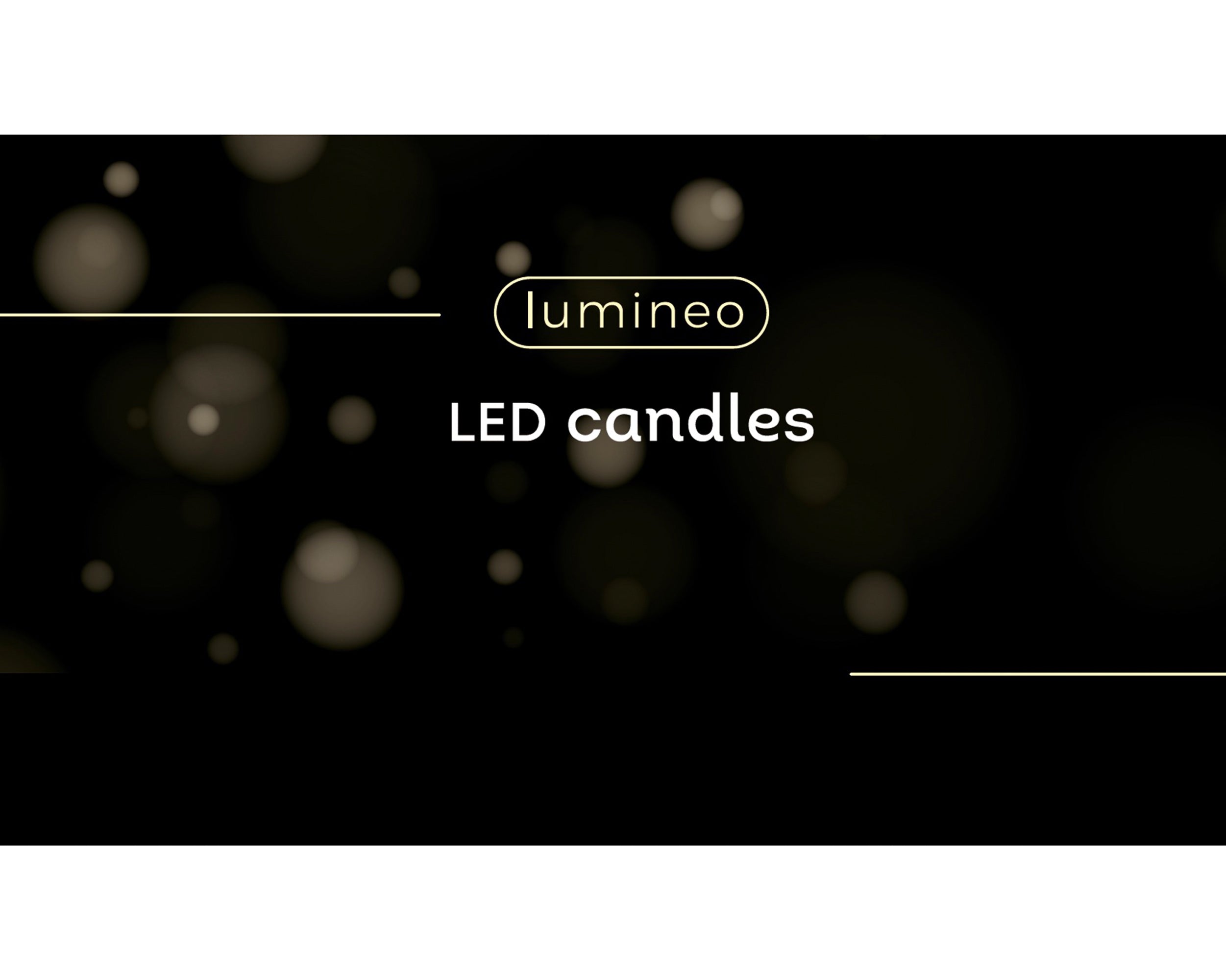 Lumineo LED dinner candle with wick beige 24.5 cm