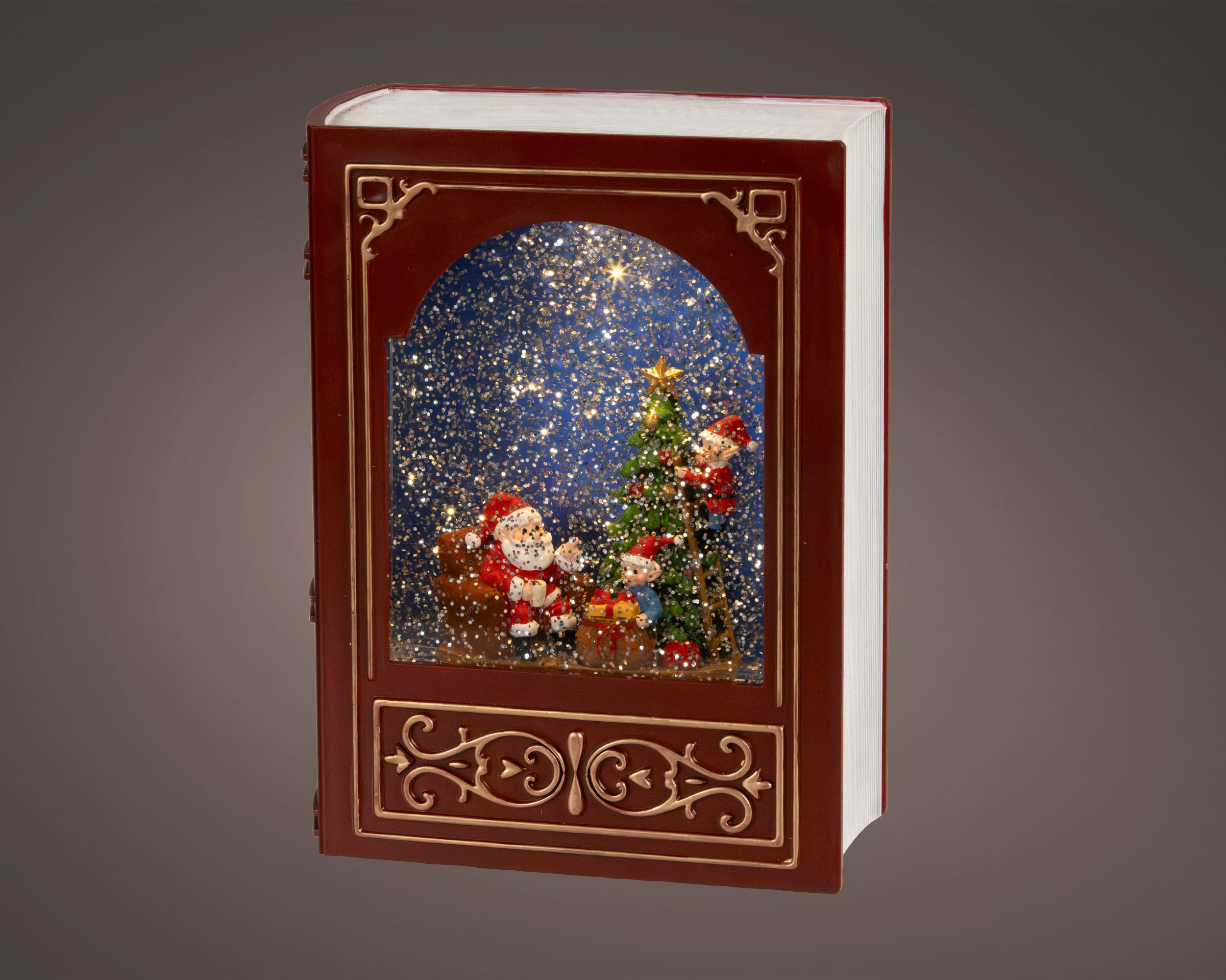 Lumineo illuminated water spinner book warm white