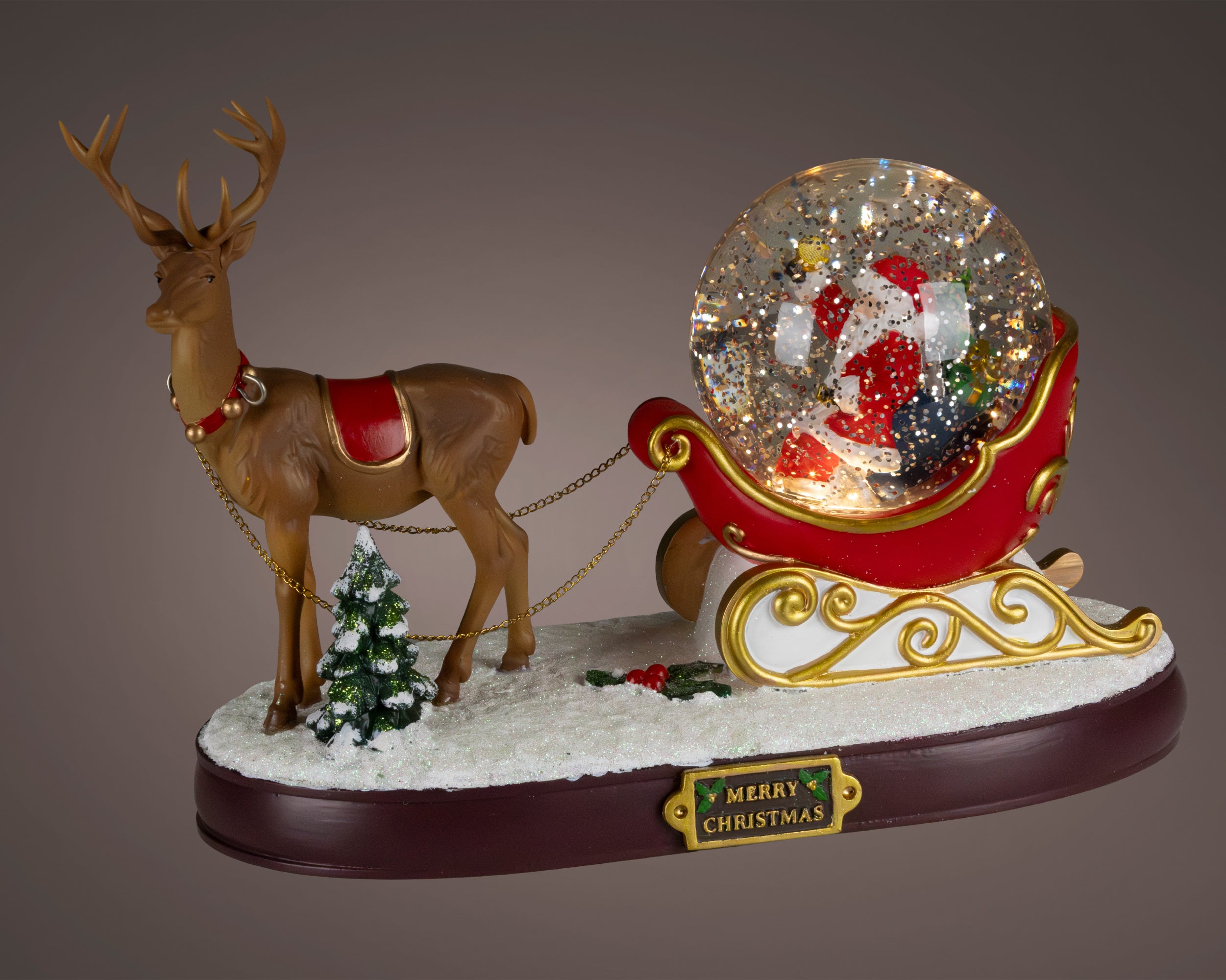 Lumineo illuminated water spinner Christmas tree multi