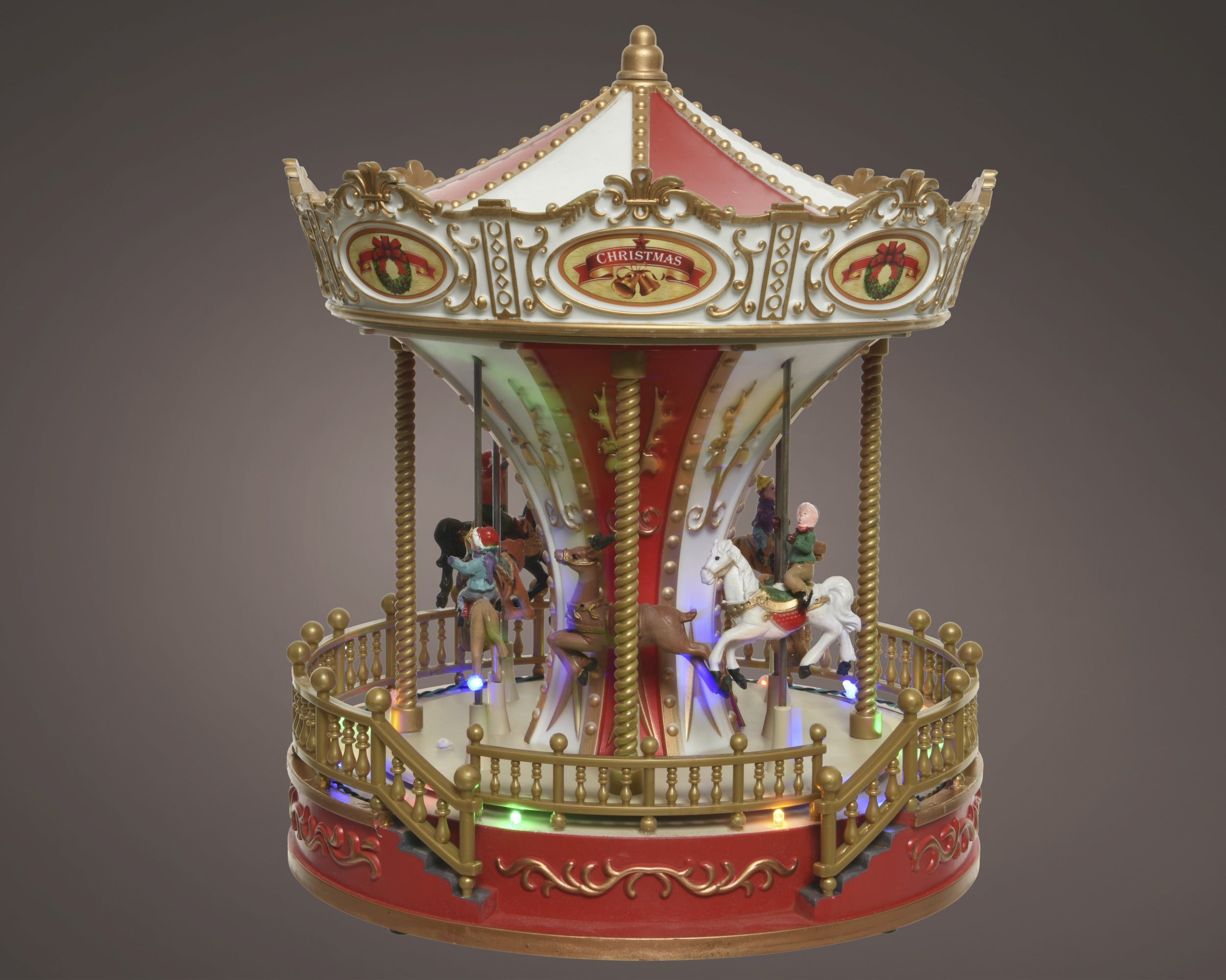 Lumineo LED scenery carousel multi 23.5 cm