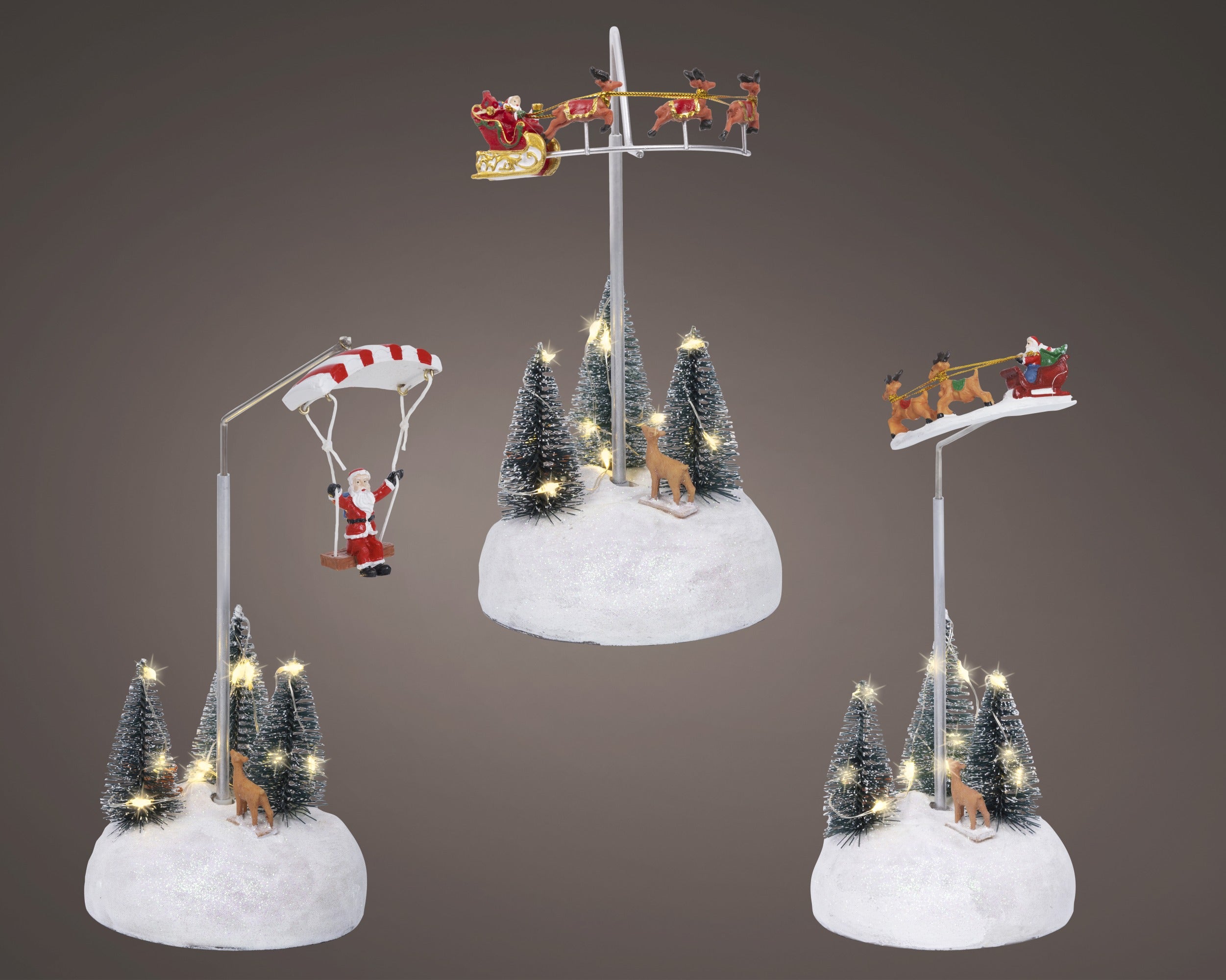 Lumineo LED Christmas village scenery multi 22.5 cm