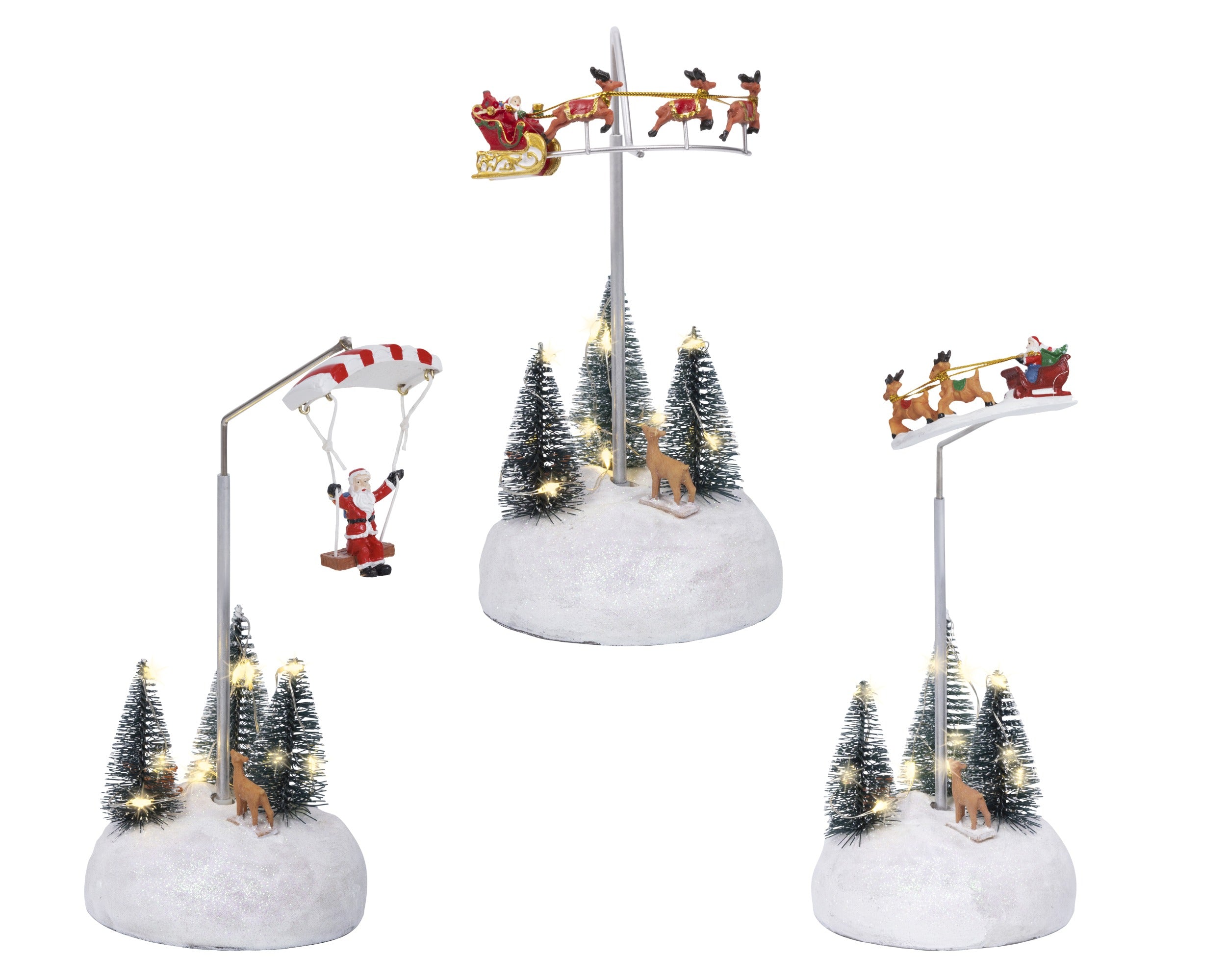 Lumineo LED Christmas village scenery multi 22.5 cm