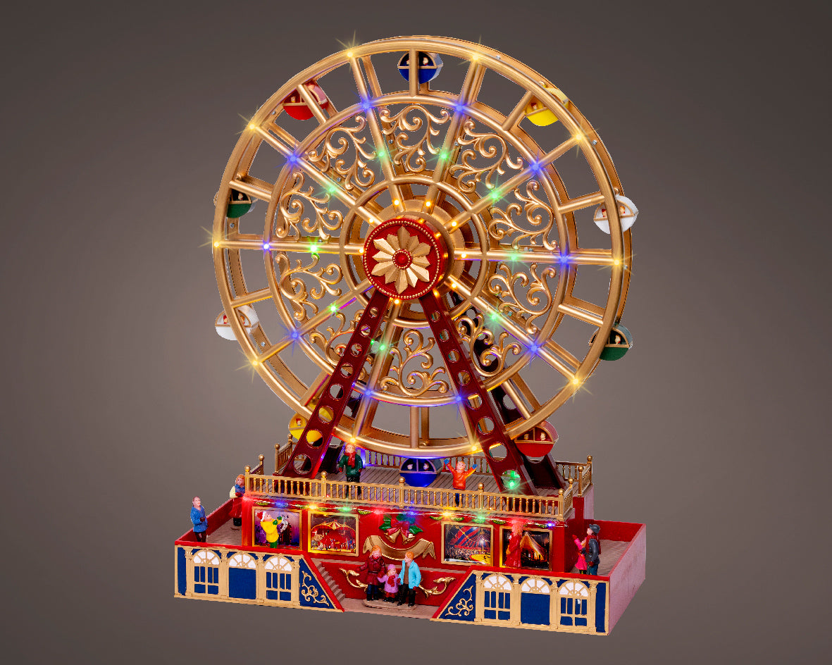 Lumineo LED scenery Ferris wheel multi 48 cm