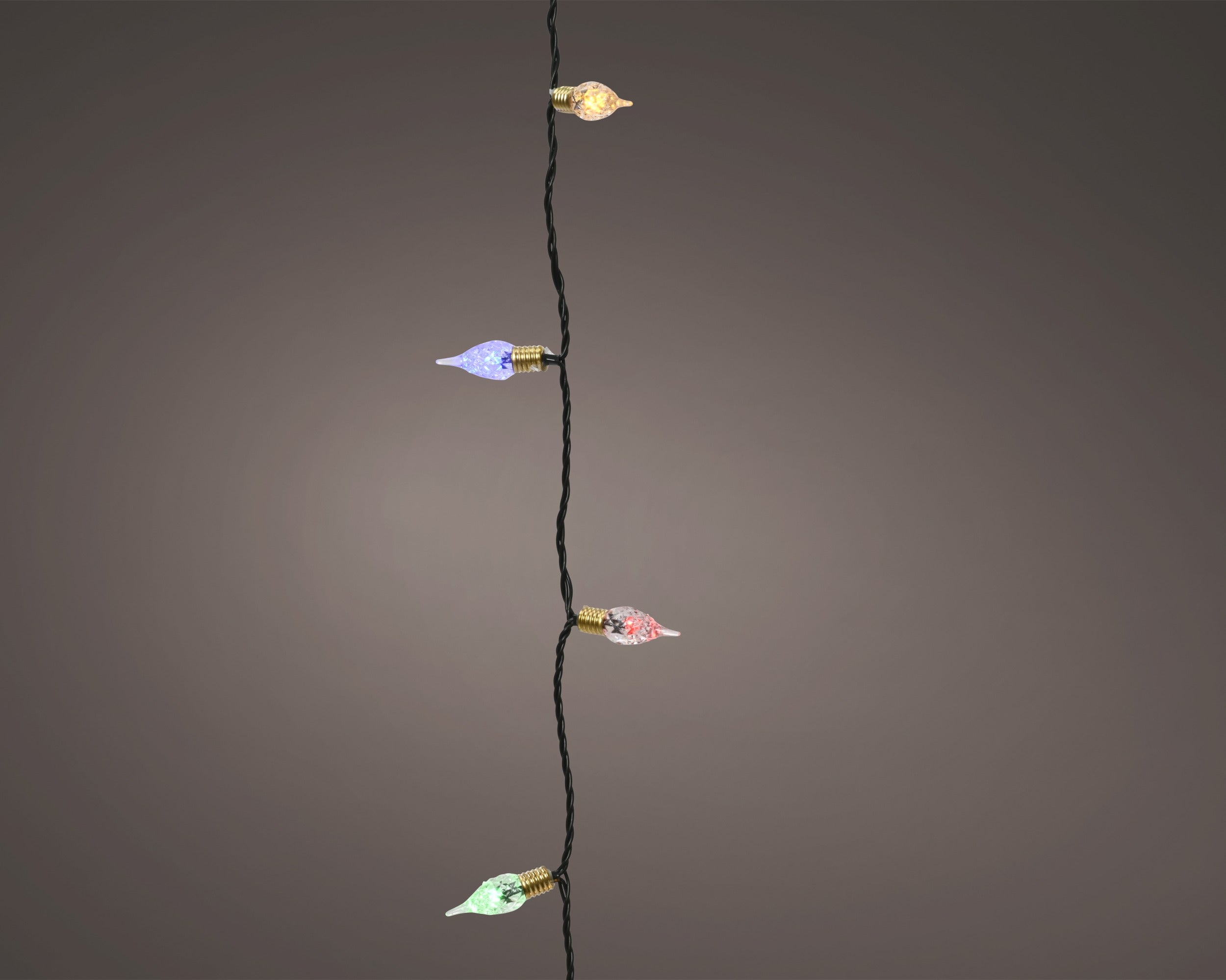Lumineo Vintage Multicolour Tree Lights 1790 cm with twinkle effect