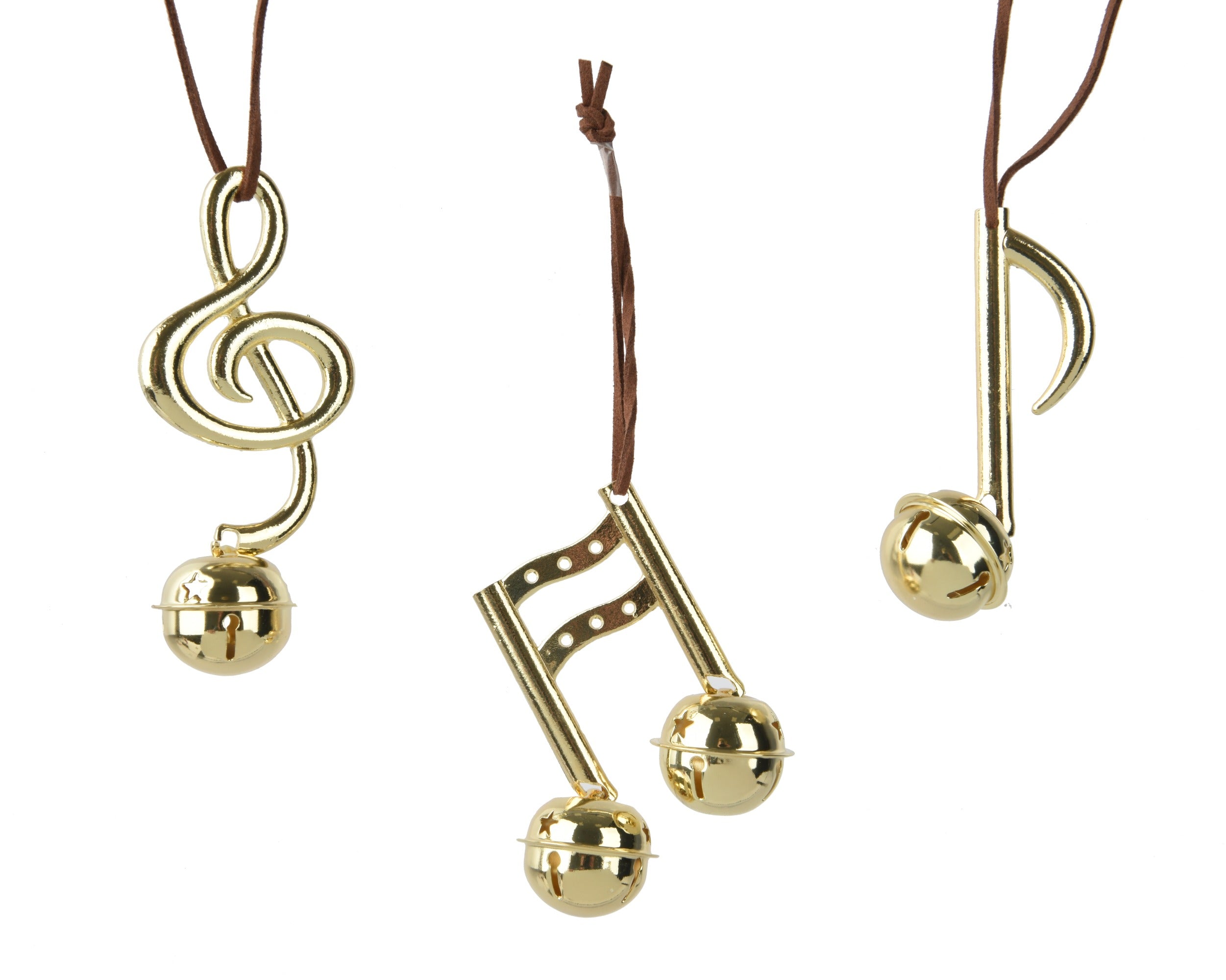 Decoris hanging decoration alloy gold music figures 10 cm