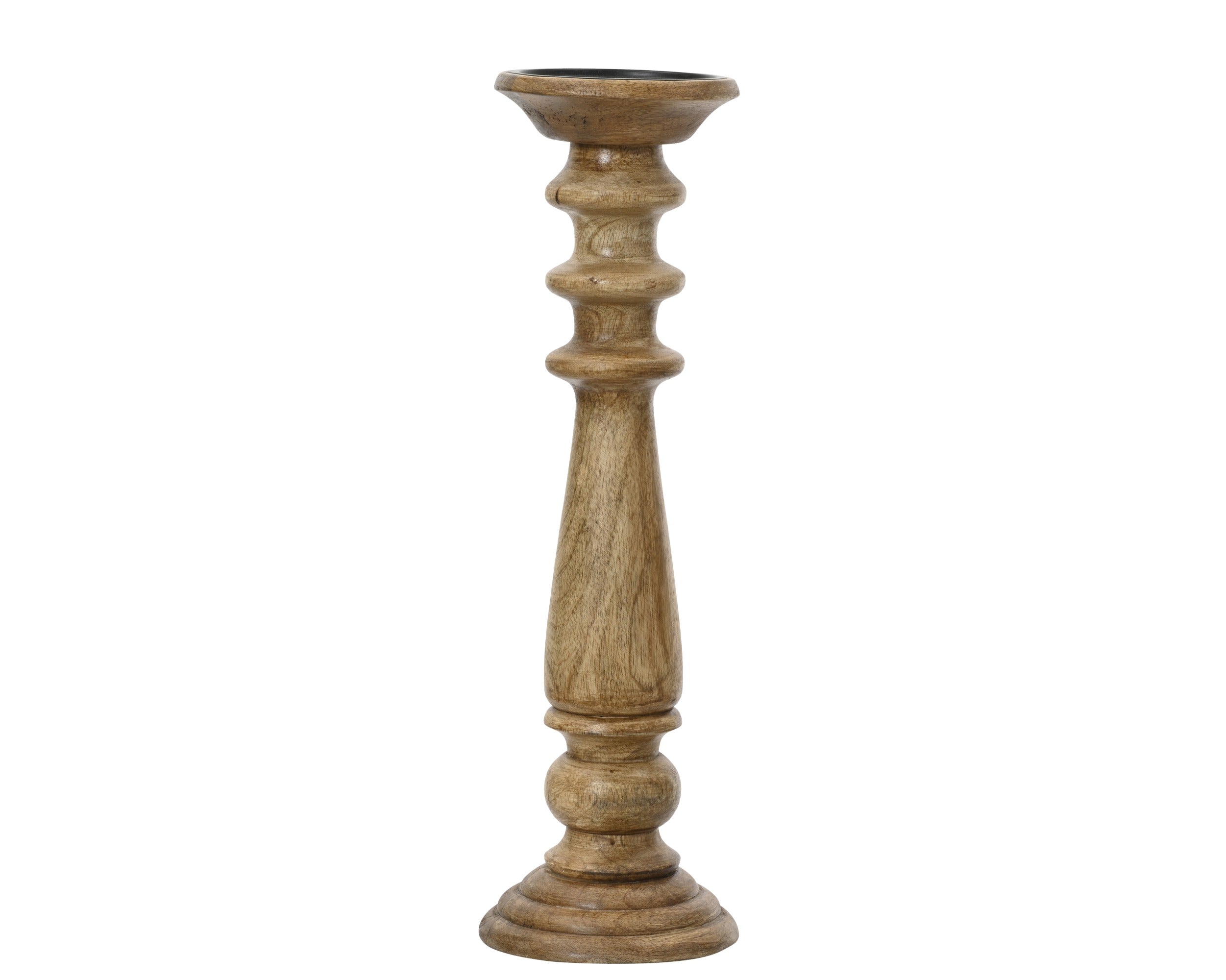 Decoris Candleholder Mangowood Brown 40 cm Indoor