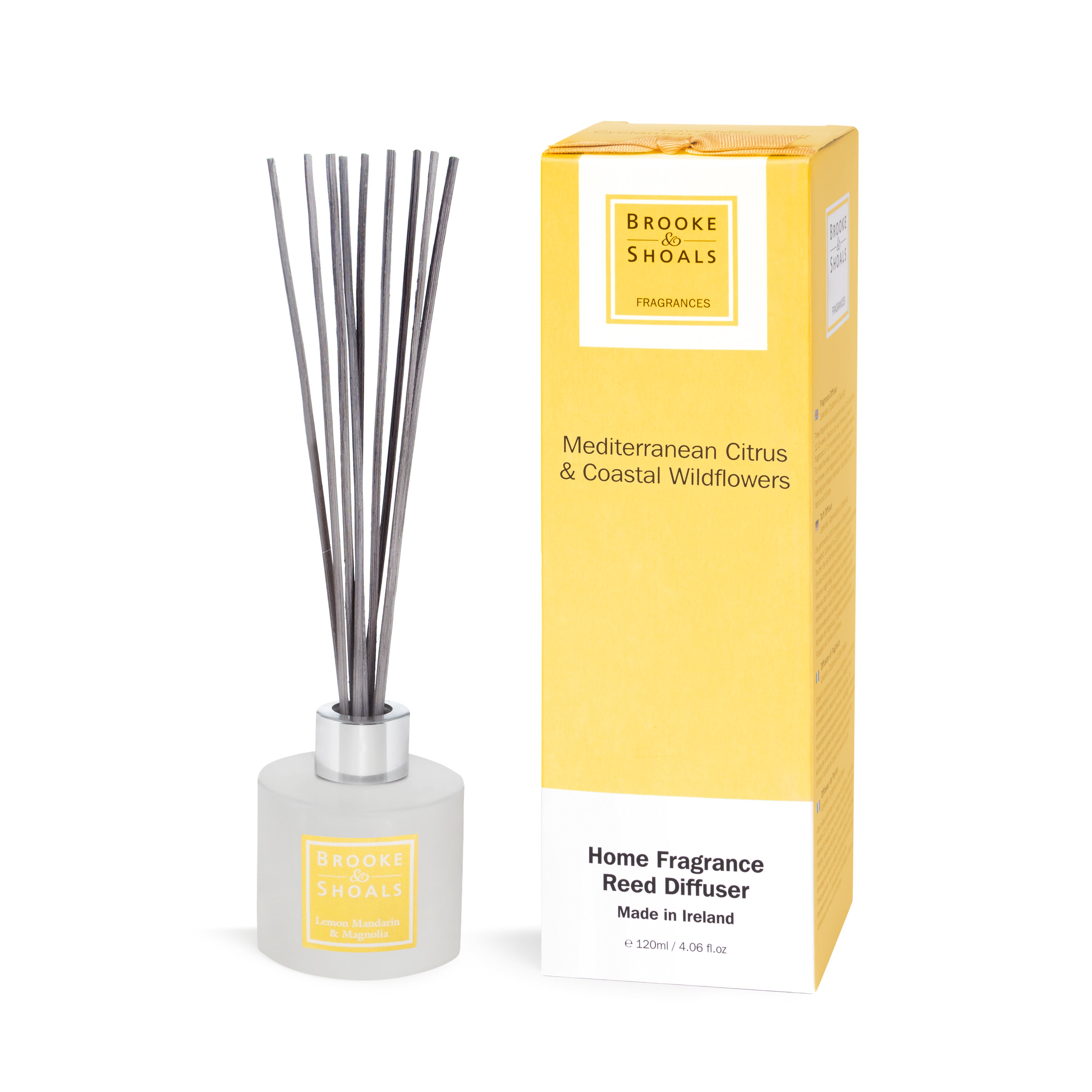 Brooke & Shoals Mediterranean Citrus & Coastal Wildflowers Reed Diffuser