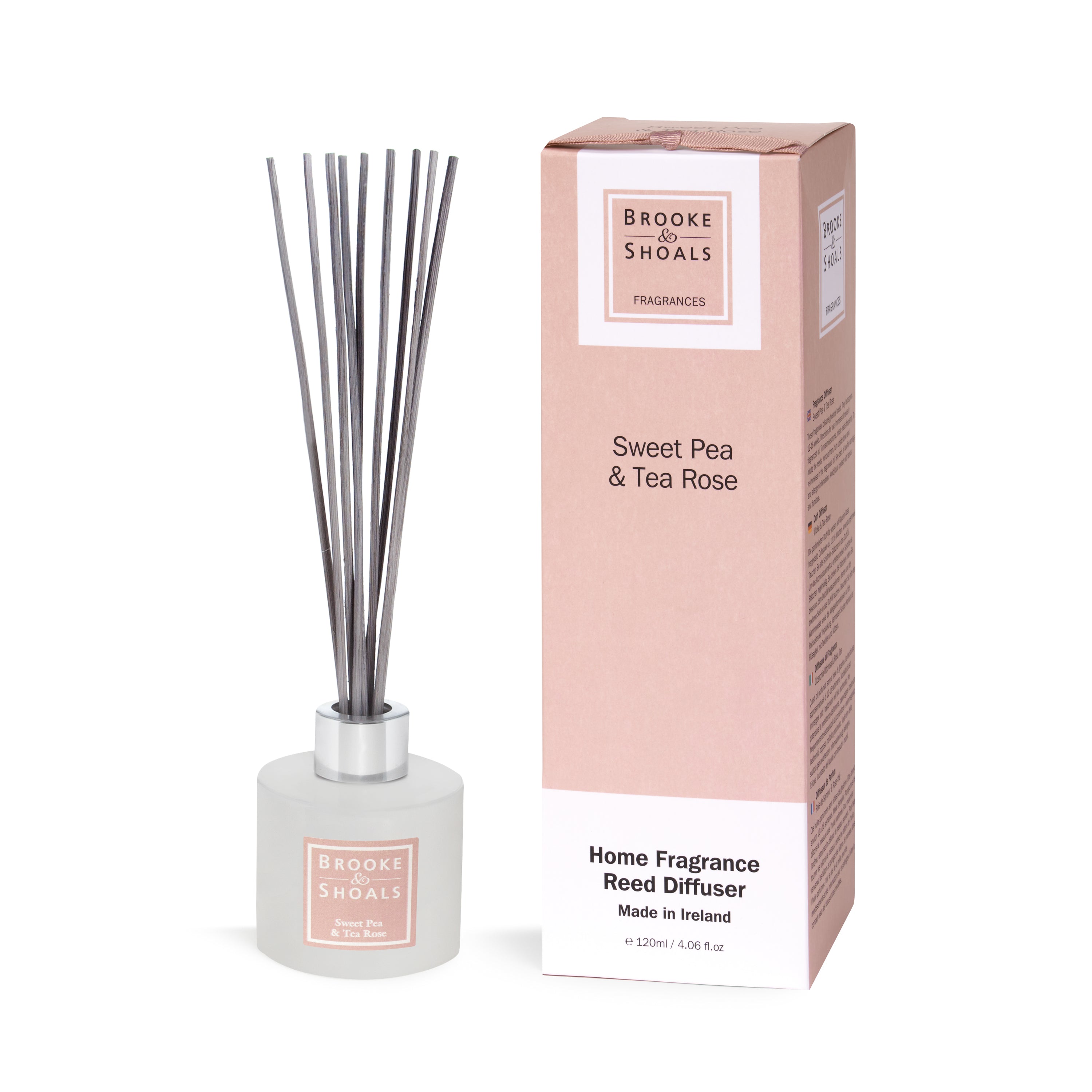 Brooke & Shoals Sweet Pea & Tea Rose Reed Diffuser