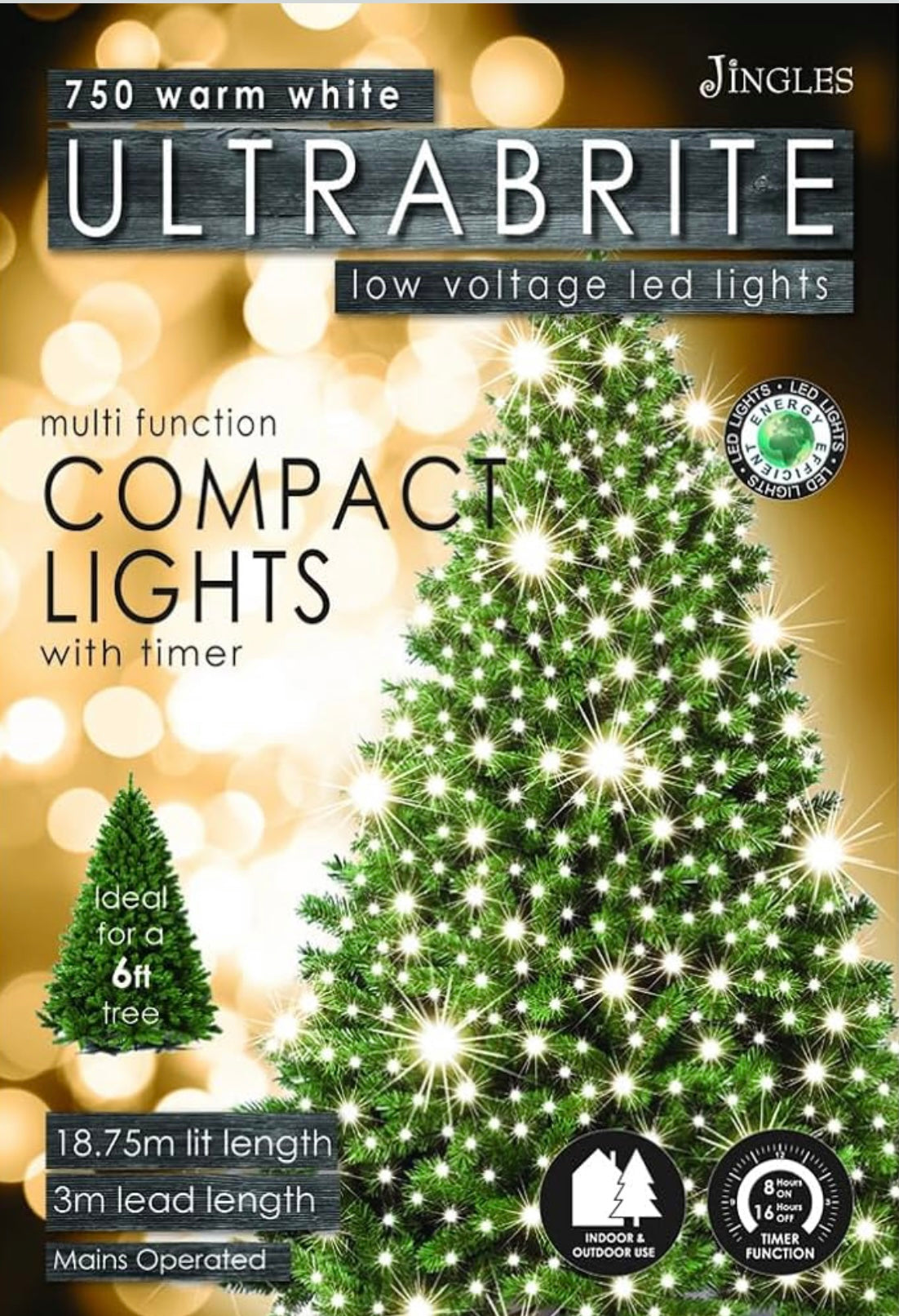 750 Ultra bright compact warm white