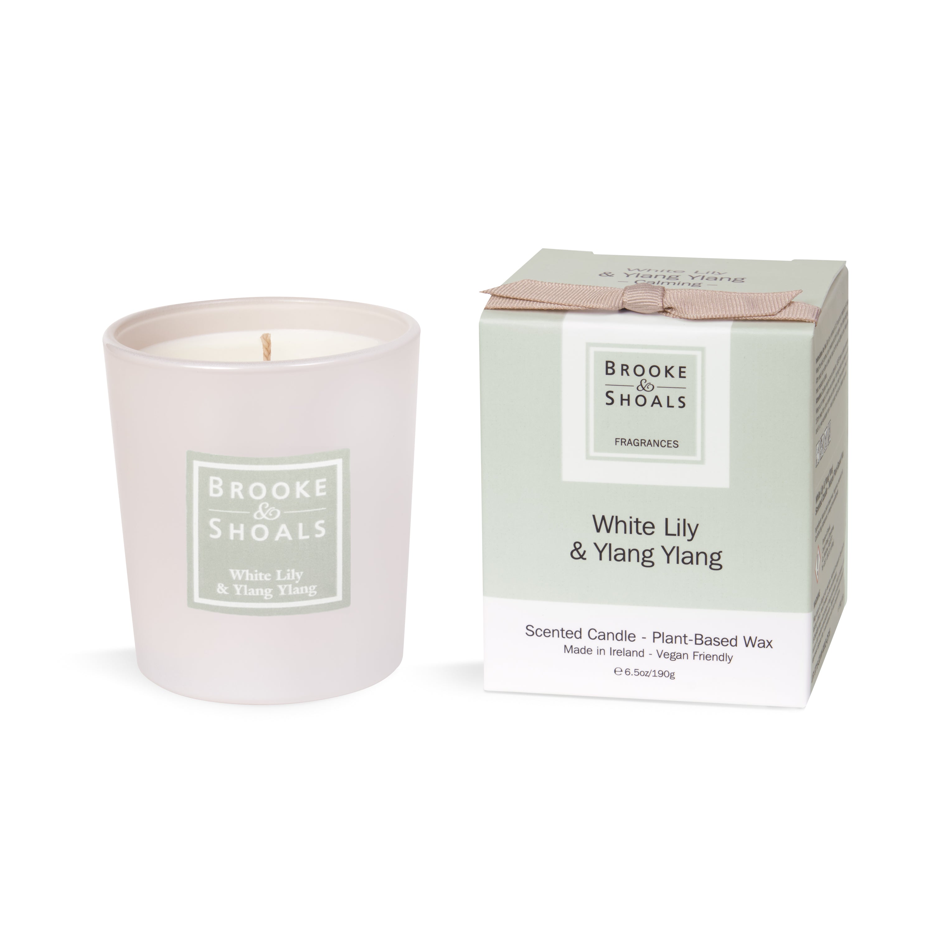 Brooke & Shoals White Lily & Ylang Ylang Scented Candle
