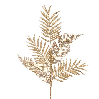 Glitter Mixed Fern Spray 61cm