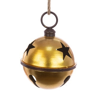 Metal Bell with Star 29cm