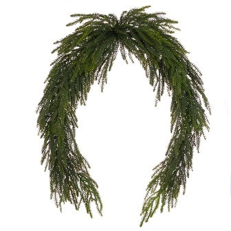 Waxed Pine Swag Garland 180cm