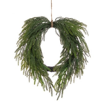 Waxed Pine Wreath 61cm