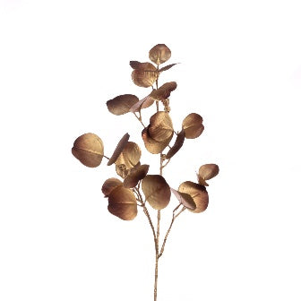 Metallic Eucalyptus Spray 81cm - Champagne