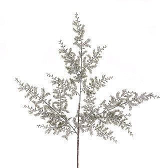 Frosted Fern Spray 69cm