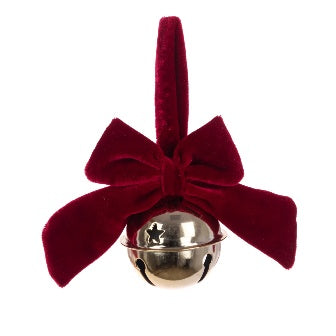 Bell with Velvet Bow 6cm