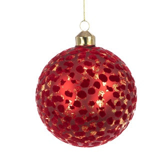 Ruth Glass Bauble 10cm