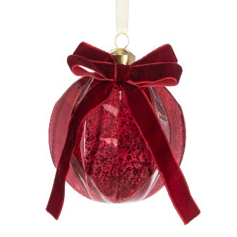 Kira Glass Bauble 10cm