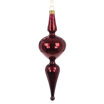 Glass Finial Hanger 23cm
