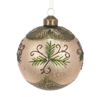Sutton Glass Bauble 10cm