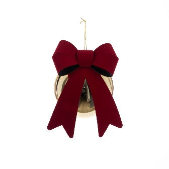Shatterproof Ball with Bow 15cm - Gold